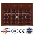 Twins Doorleaf DIY Winga Metal Security Exterior Steel Door (W-SD-08)